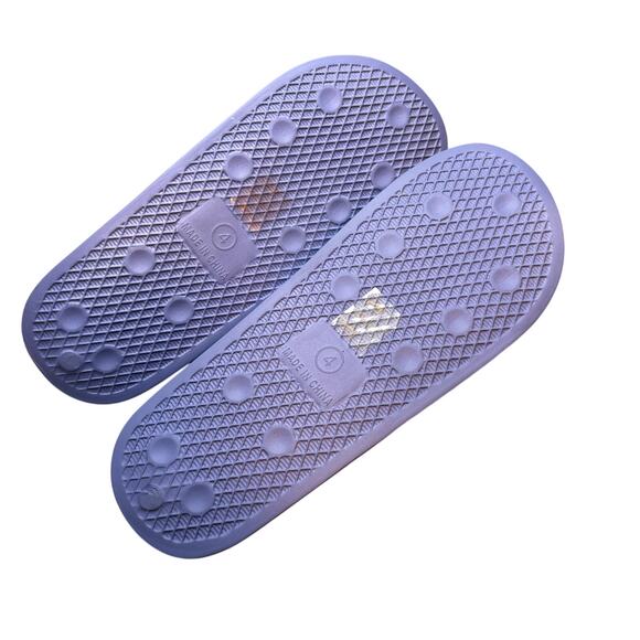 Girls’ Glitter Slide Sandals Crewcuts by J.Crew Iridescent Blue Size K4 - Picture 9 of 12